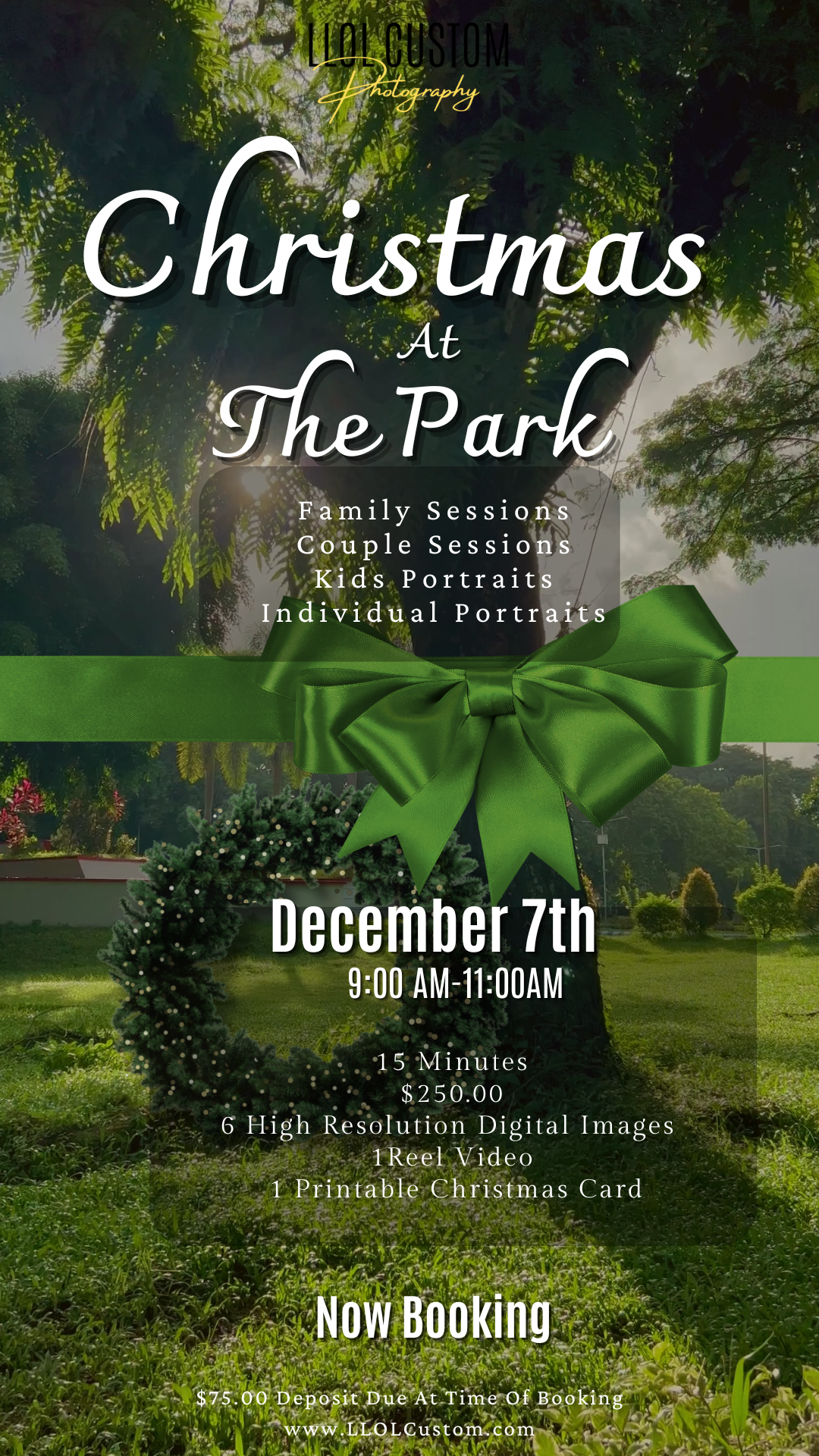 Christmas At The Park December 7th